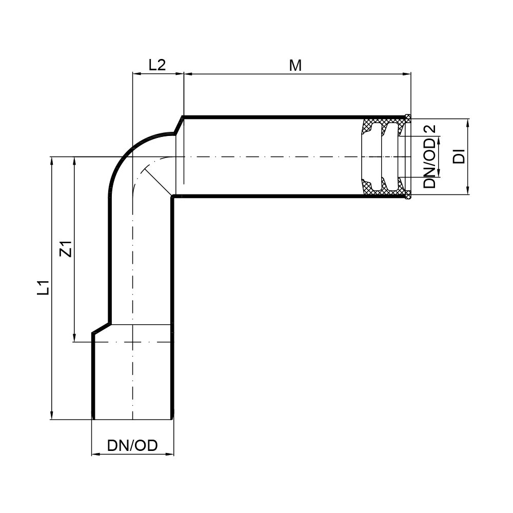 02251 Отводы Tece  - Вид №1