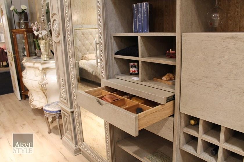 Arvestyle Настенный книжный шкаф из дерева с подсветкой Giulio As-1800 - Вид №17