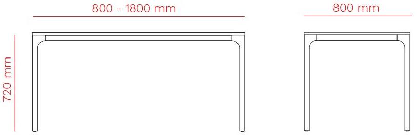 Mara Металлический стол  219  - Вид №6