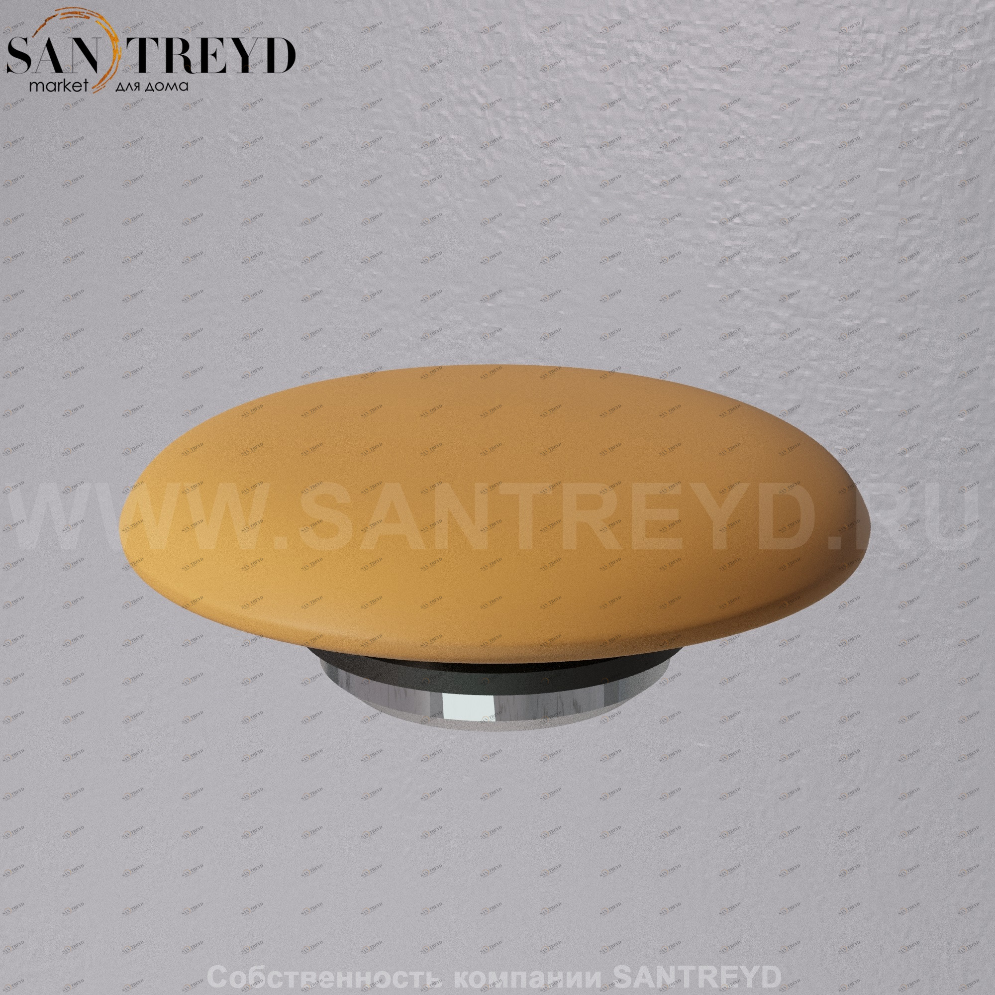 A038VX.133 Донный клапан с керамической накладкой с функцией Click-clack A. e. T. Italia RICAMBI Коричневый матовый AeT ITALIA