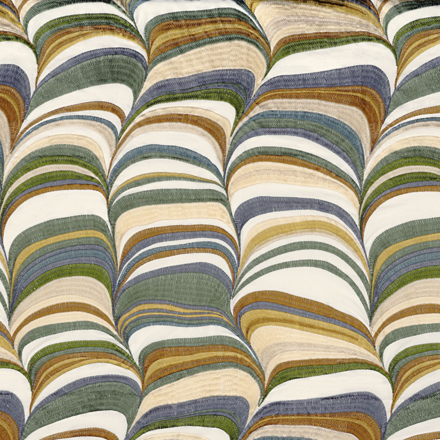 Многоцветная хлопчатобумажная ткань Casamance Galerie ARCH-00123866 - Вид №8