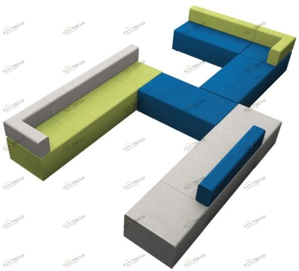 FIT INTERIORS Модульный диван из экокожи sun-id-1394218