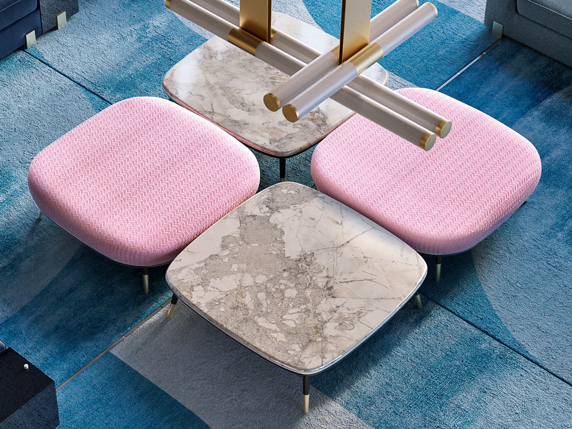 Квадратный пуф VOLPI Луиджи Вольпи ARCH-00047394 - Вид №1