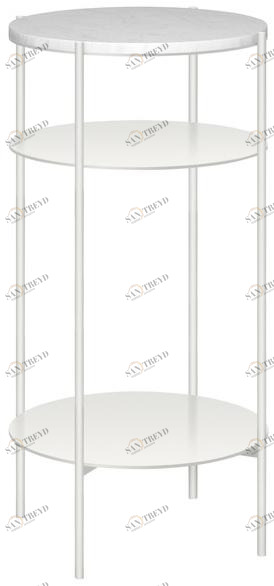 e15 Круглый мраморный стол в современном стиле на контракт  Lb01 