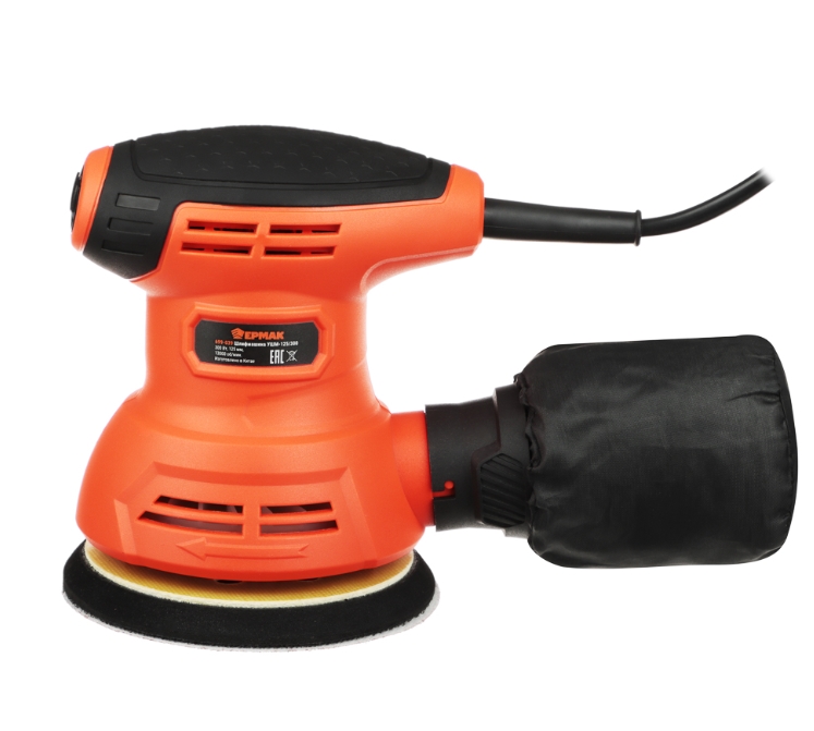 Эксцентриковая шлифмашинка ЕРМАК УШМ-125/300 9207821 STDN-0129490