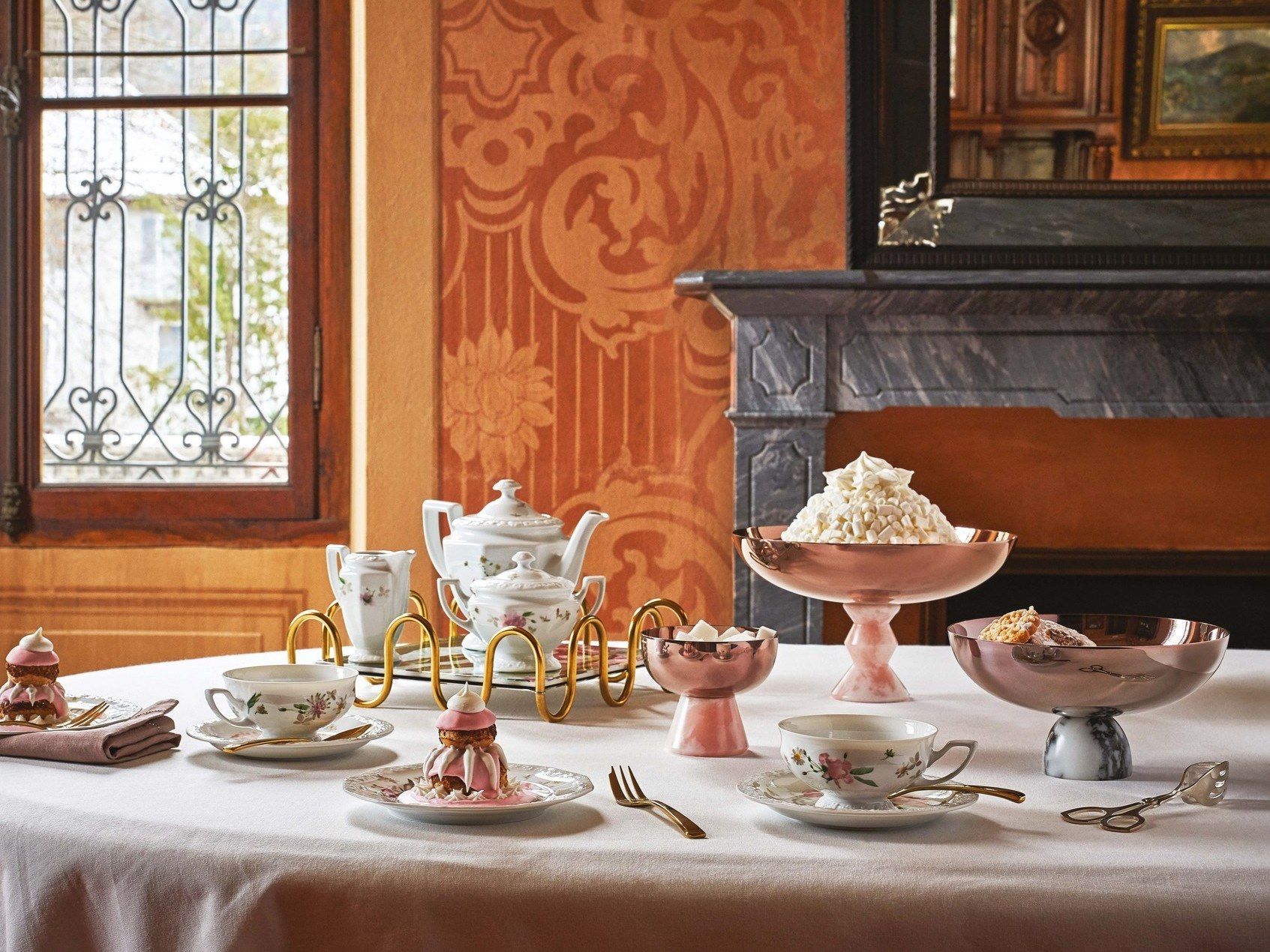 Большая центральная часть из нержавеющей стали с основанием из смолы Sambonet Madame ARCH-00031074 - Вид №2