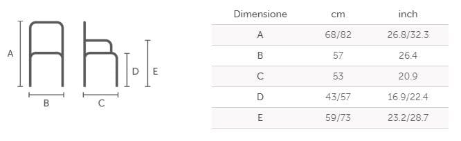 5-спицевое кожаное офисное кресло с колесами Midj Guapa ARCH-00153084 - Вид №2
