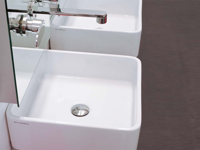 Керамическая подвесная раковина Ceramica Flaminia Monowash Miniwash Fly ARCH-00058352 - Вид №3