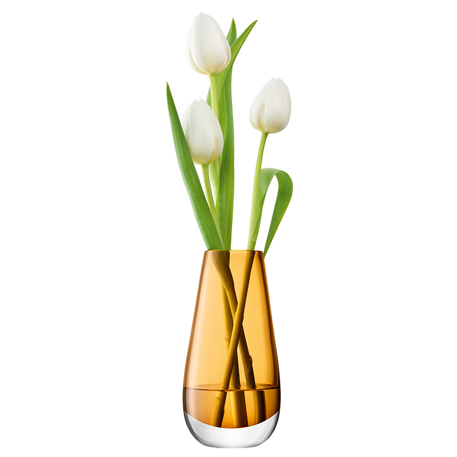 Ваза в форме бутона Flower Colour 14 см охра LSA International G73214835 - Вид №7