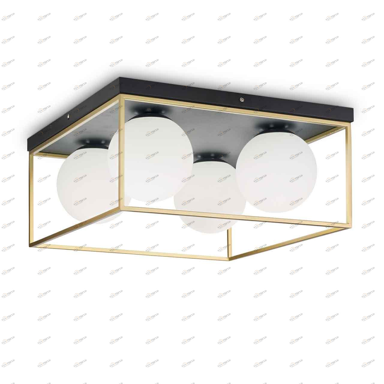 Потолочная люстра Ideal Lux Lingotto PL4 IDEAL LUX ДИЗАЙНЕРСКИЕ, LINGOTTO 312531 Белый 