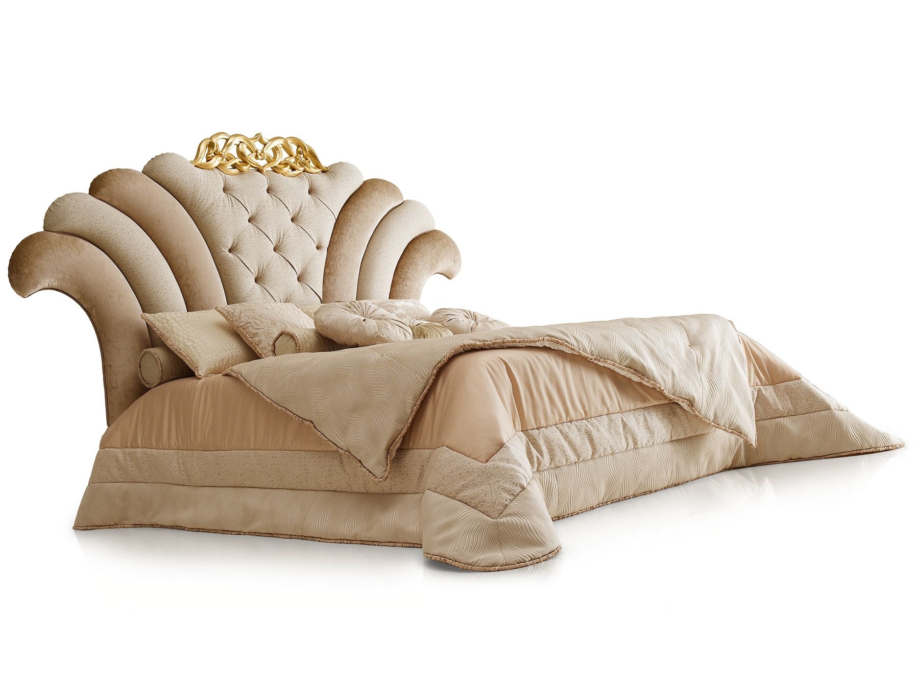 Двуспальная кровать с капитонным изголовьем A.R. Arredamenti ARCH-00141318