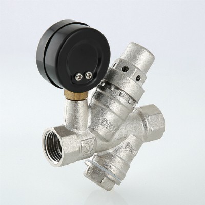 VT.082.N.05 Редуктор давления с фильтром и манометром Valtec 3/4"  - Вид №15