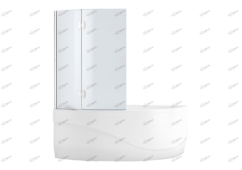 00175767 Душевое ограждения на борт вынны Aquanet Россия AQ3