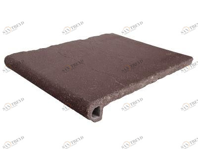 Antique Brown/Античный Коричневый ступень фронтальная клинкерная 33х25 (4шт) ECOCLINKER sun-id-308792