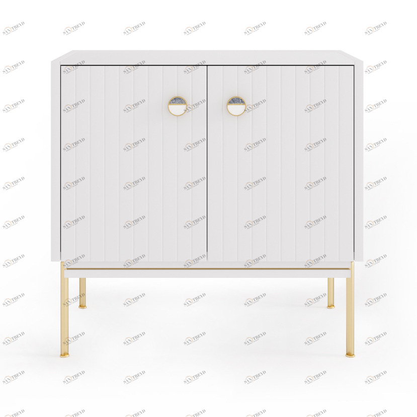 Тумба в комнату белая Mio BRAGIN DESIGN LIVING 00-3974676 Белый