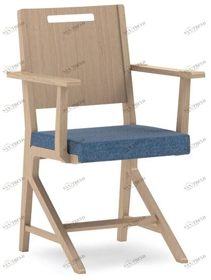 PIAVAL Стул из ткани с подлокотниками Swing | health & care 32-63/3