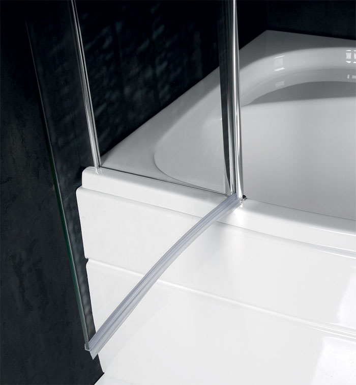 BS-96 Душевое ограждения на борт вынны Polysan Чехия  - Вид №2