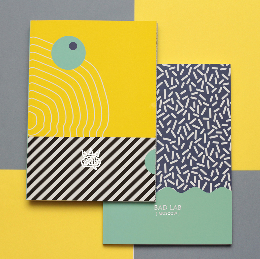 0213 Блокнот а5 memphis - ripple BadLab  - Вид №5