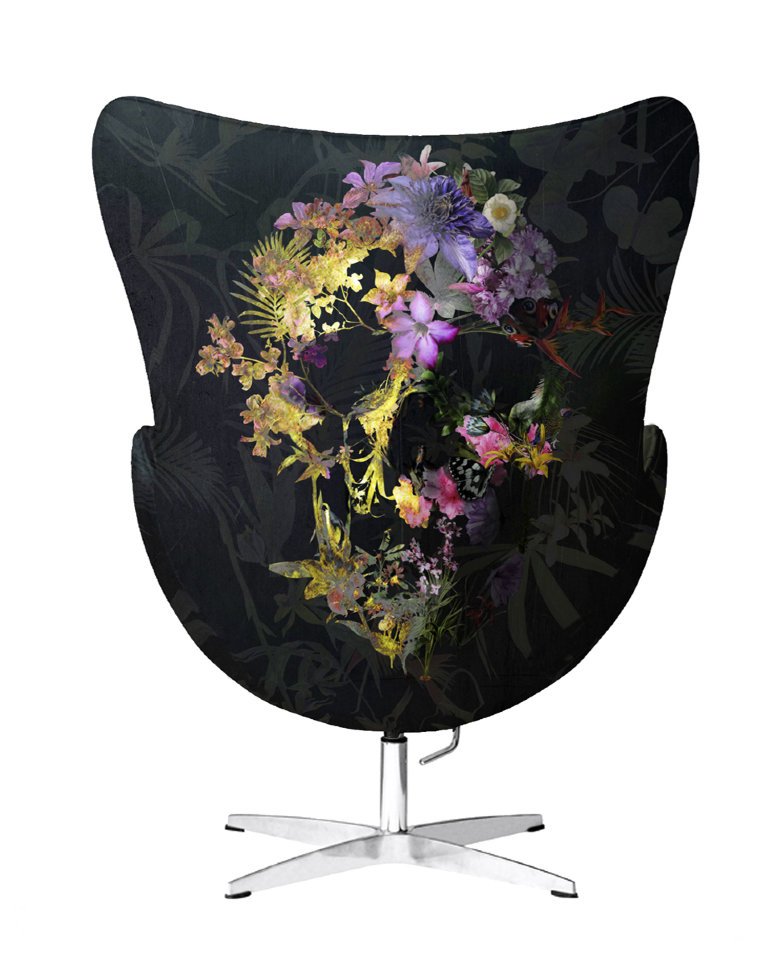 Кресло Arne Kaiser черное ICON DESIGNE ДИЗАЙНЕРСКИЕ, EGG 096808 Черный  - Вид №2