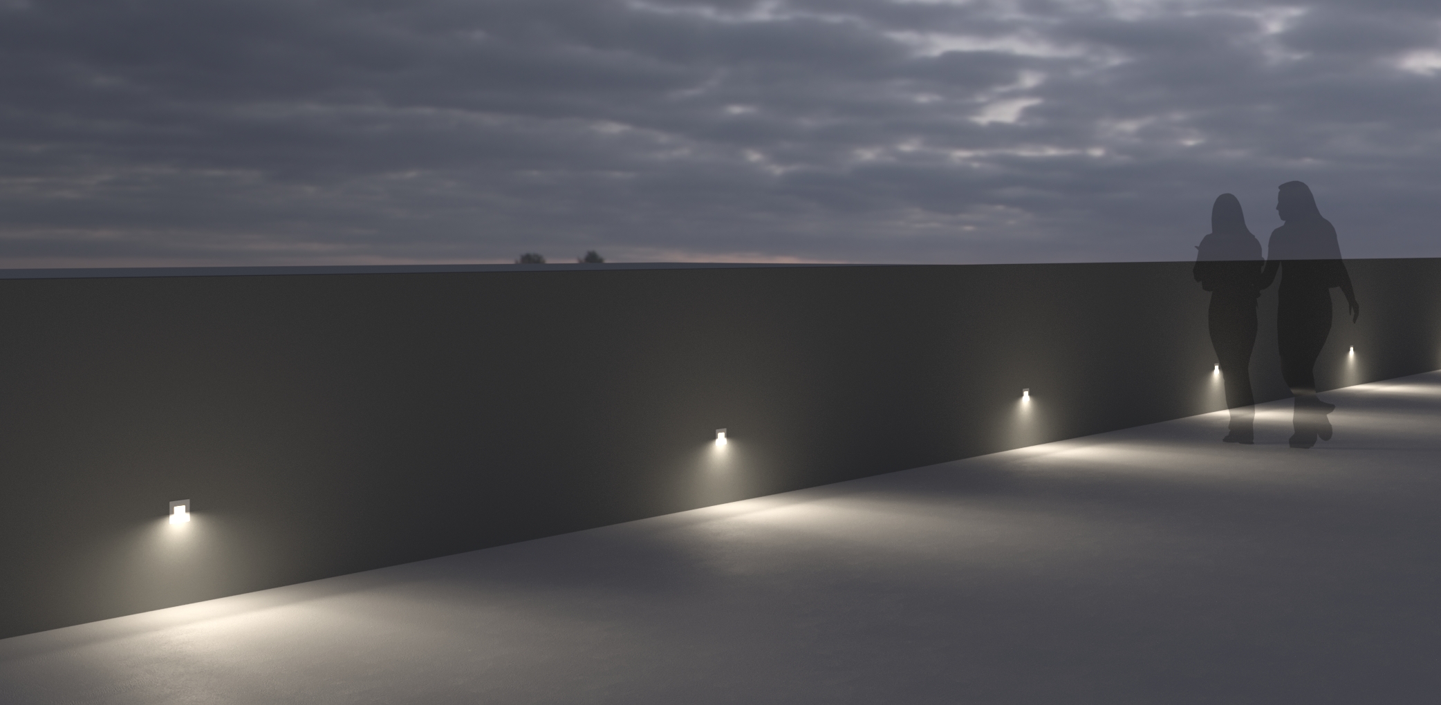 5002619 Светильник встраиваемая в стену / Наружнее освещение Platek SPY SMALL  SPY SMALL - LED 3000K Asymmetrical  - Вид №7