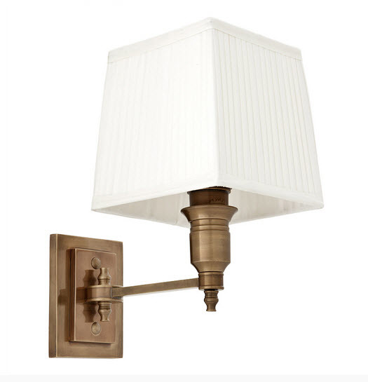 Бра Lexington Single от Eichholtz белый/бронза 108933 EICHHOLTZ EICHHOLTZ 059707 Белый;золото  - Вид №4