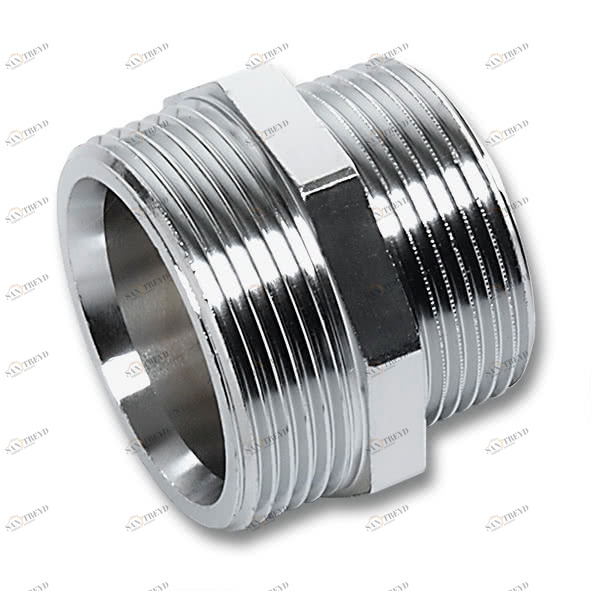 25313814C SANHA 531 ниппель редукционный, хромированная латунь 3/8x1/4 мм 