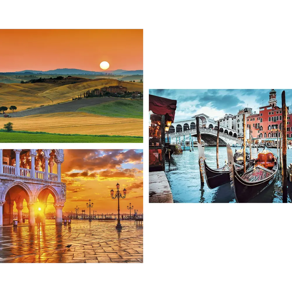 Постер Путешествия 39x49 см 3 шт АРТ ДИЗАЙН STLM-2164173