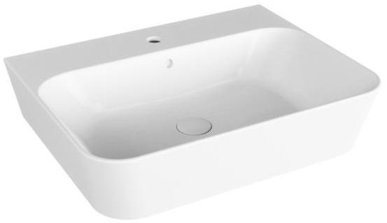 BULP06550T0M Подвесная раковина настенная прямоугольная Azzurra Ceramica Build белая