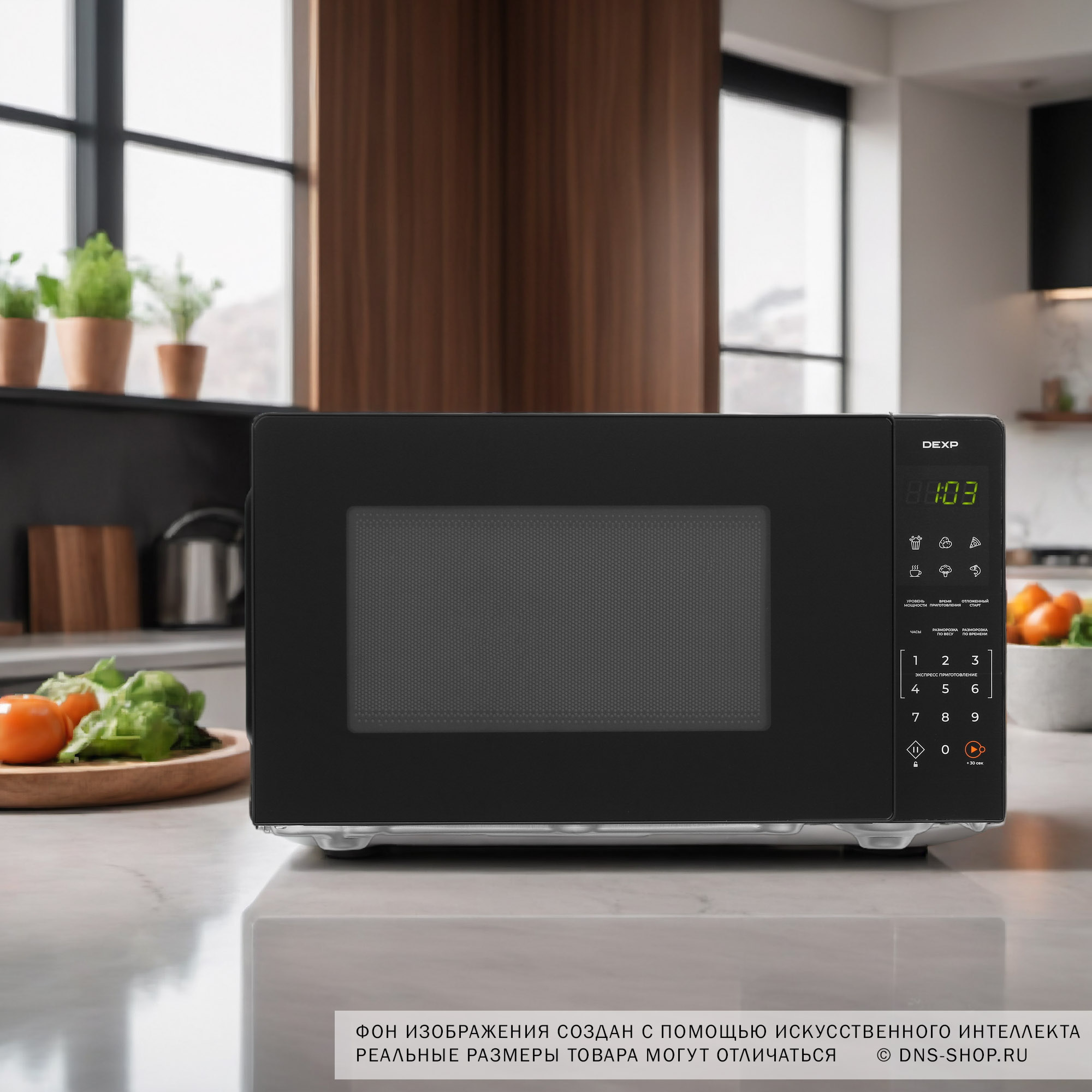 5413513 Микроволновая печь DEXP EL-90 черный STDN-0098197 - Вид №10