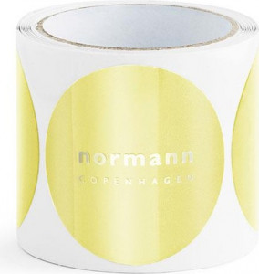 001069 Наклейки 40 шт. Lemon Curry Normann Copenhagen