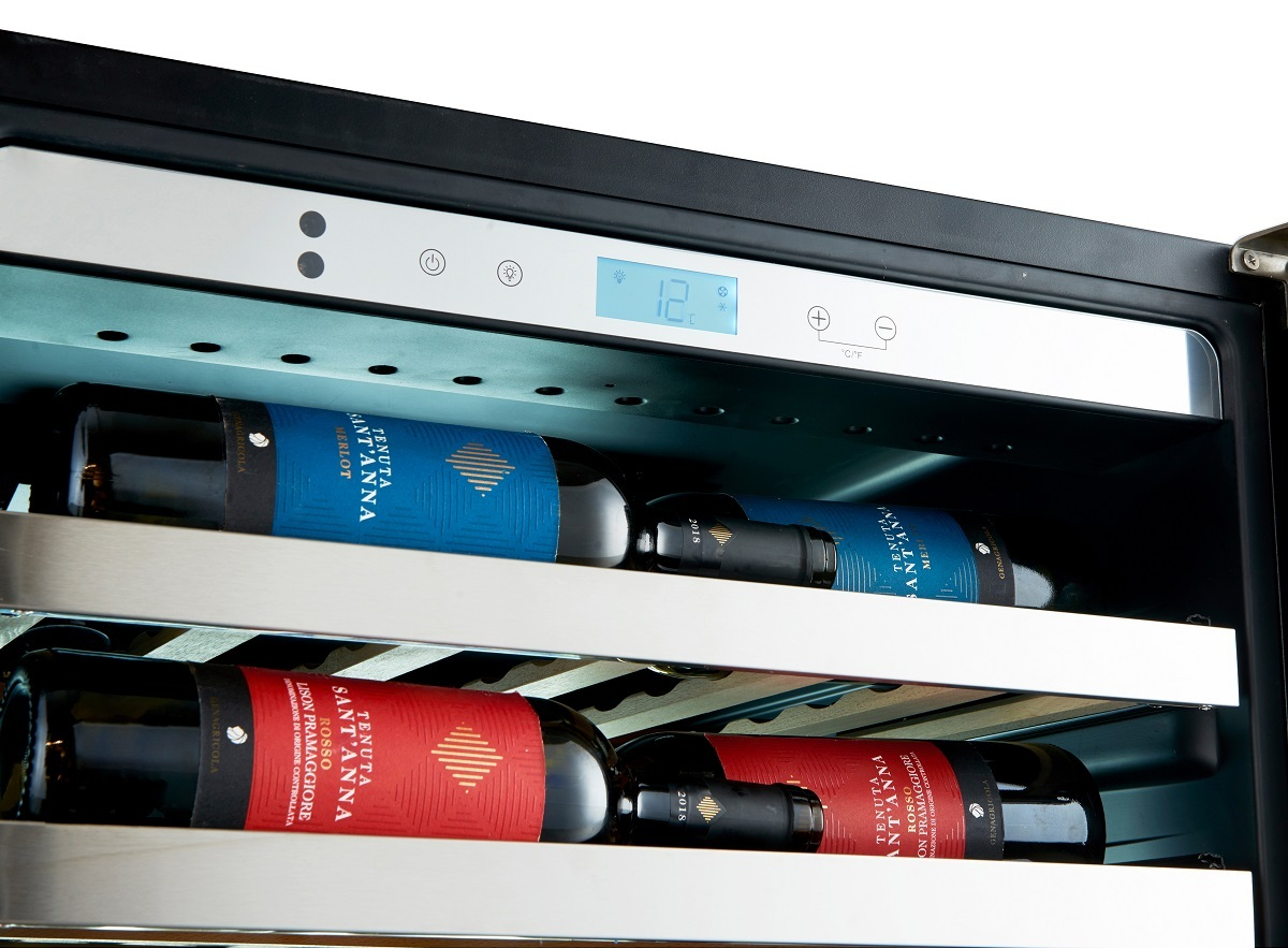 9189164 Винный шкаф Cavanova CV135-1TL серебристый STDN-0040358 - Вид №28