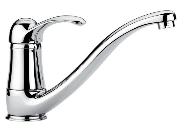 22095BO Смеситель Harmony для кухни, цвет белый-золото EMMEVI