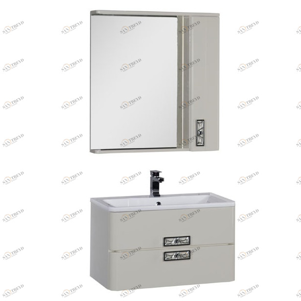 Комплект мебели Aquanet Паллада 80 слоновая кость 00175459