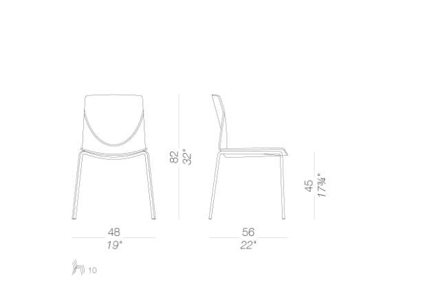 Деревянный штабелируемый стул Lapalma ARCH-00089423 - Вид №7