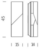 NEMO Настенный светильник из алюминия Wall shadows sun-id-1384673 - Вид №3