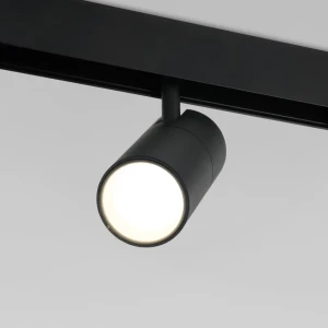 Трековый светильник линейный Elektrostandard Slim Magnetic светодиодный 12 Вт магнитный черный регулируемый белый свет