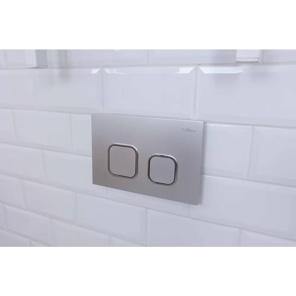 Комплект инсталляция Grant с унитазом Vortex Торнадо безободковый с микролифтом клавиша цвет хром Santreyd STLM-2112188 - Вид №3