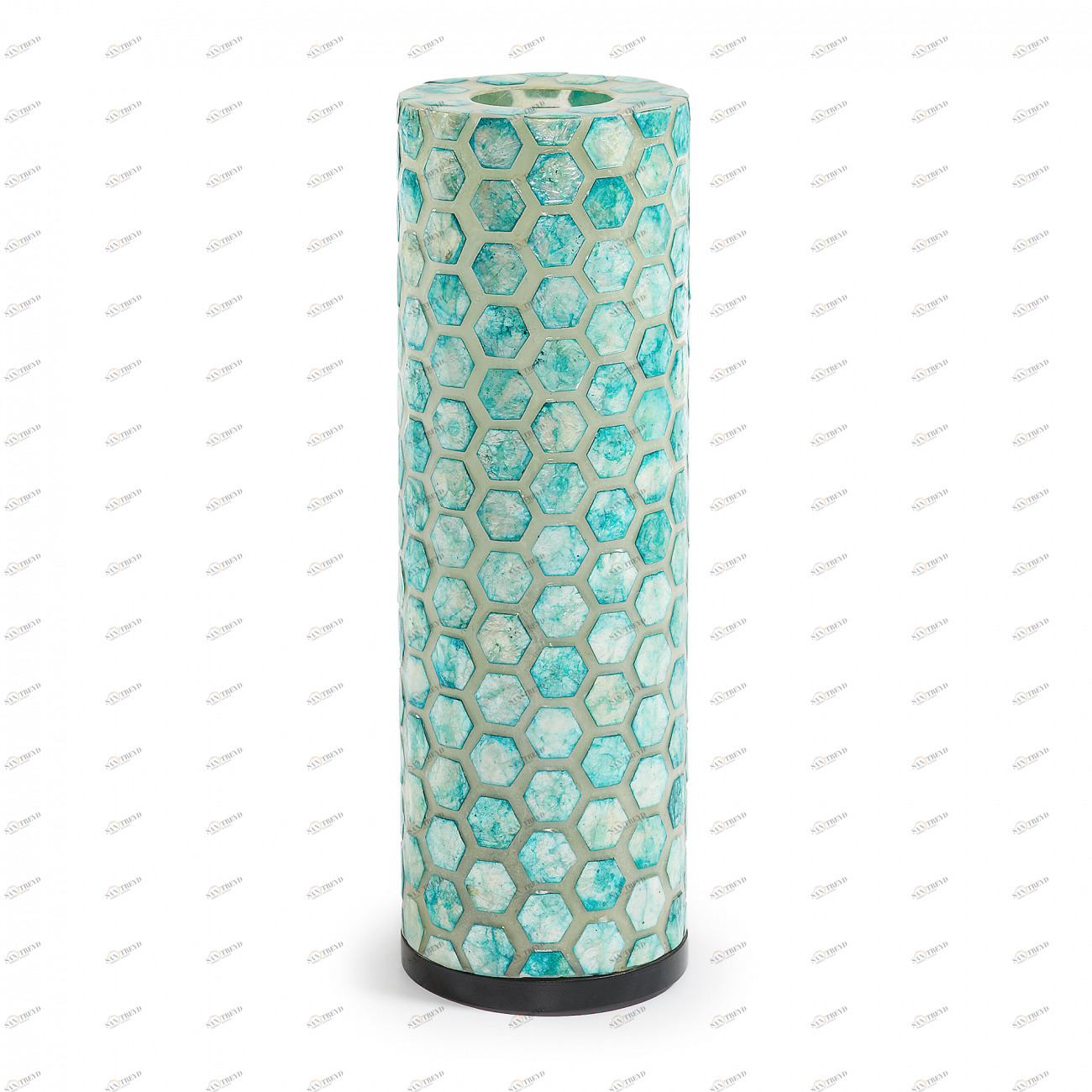 Настольная лампа Haley 47663 BARCELONA DESIGN ВАЗА 144453 Бирюзовый;мятный 