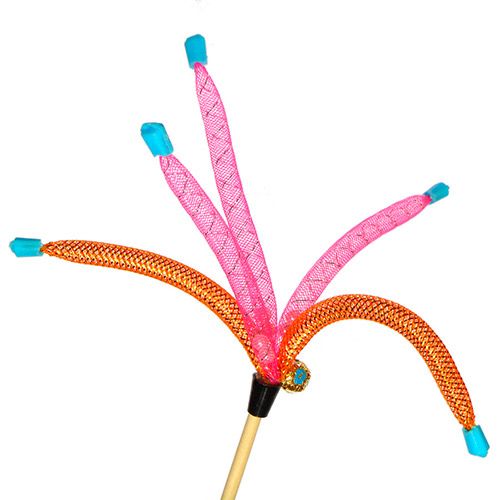 ПР0042326 Игрушка для кошек Дразнилка Трубочки с наконечниками на картоне с еврослотом GoSi 