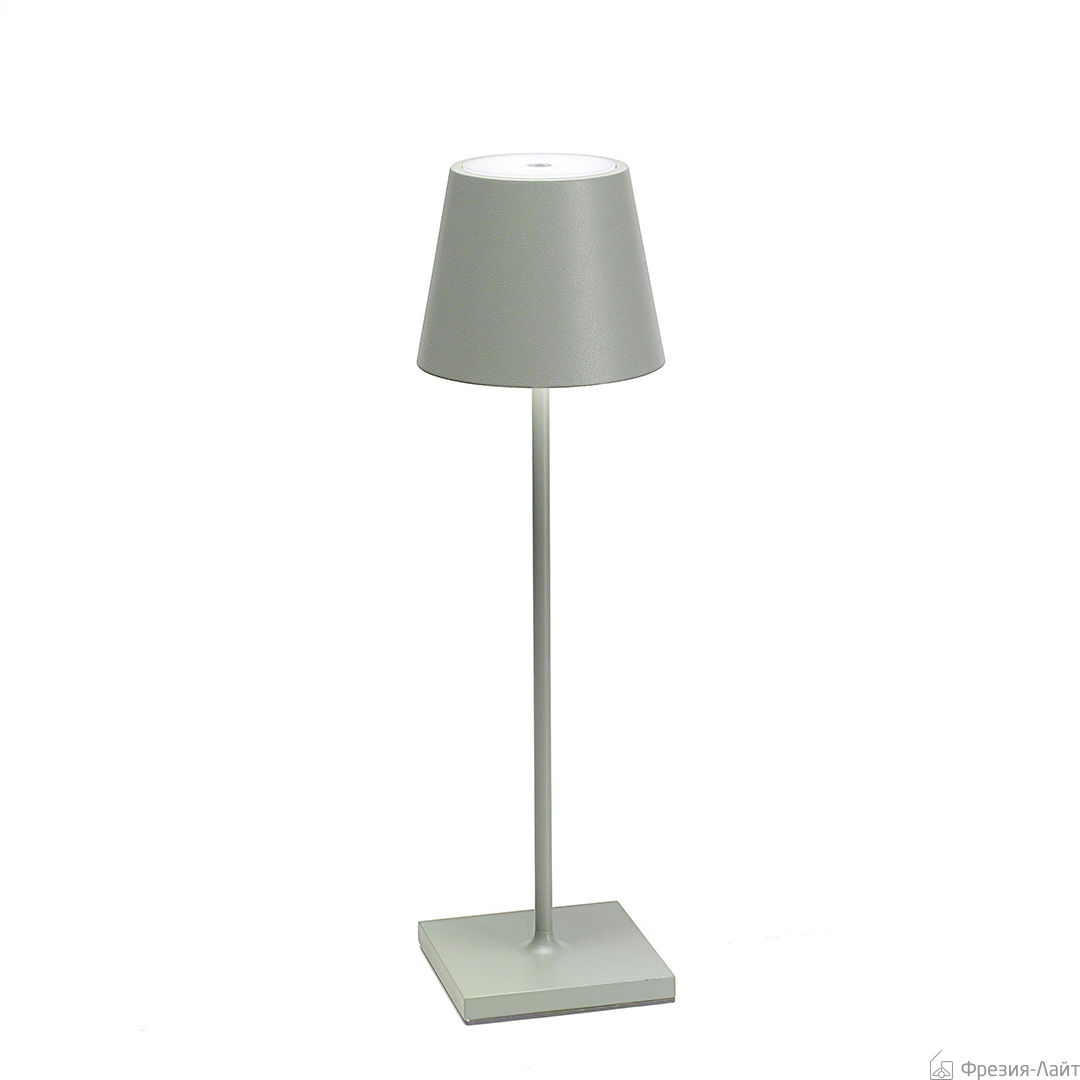 Zafferano POLDINA LD0340G3 SAGE GR. лампа настольная 121526