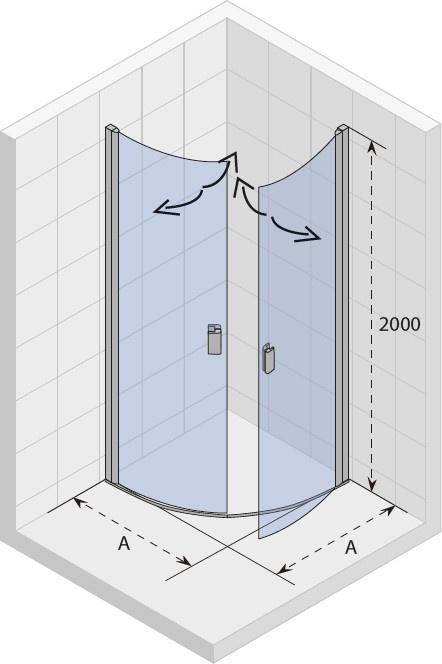 GG0204800 Душевой уголок Riho Nautic Santreyd - Вид №1