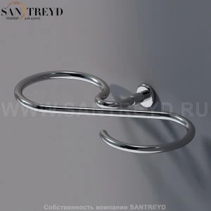 Agape O Двойной держатель для стаканов хромированный AFER0877A
