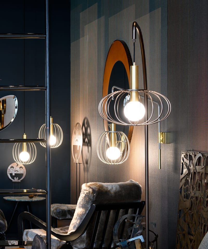 Металлический светодиодный торшер Borzalino ARCH-00084002 - Вид №6