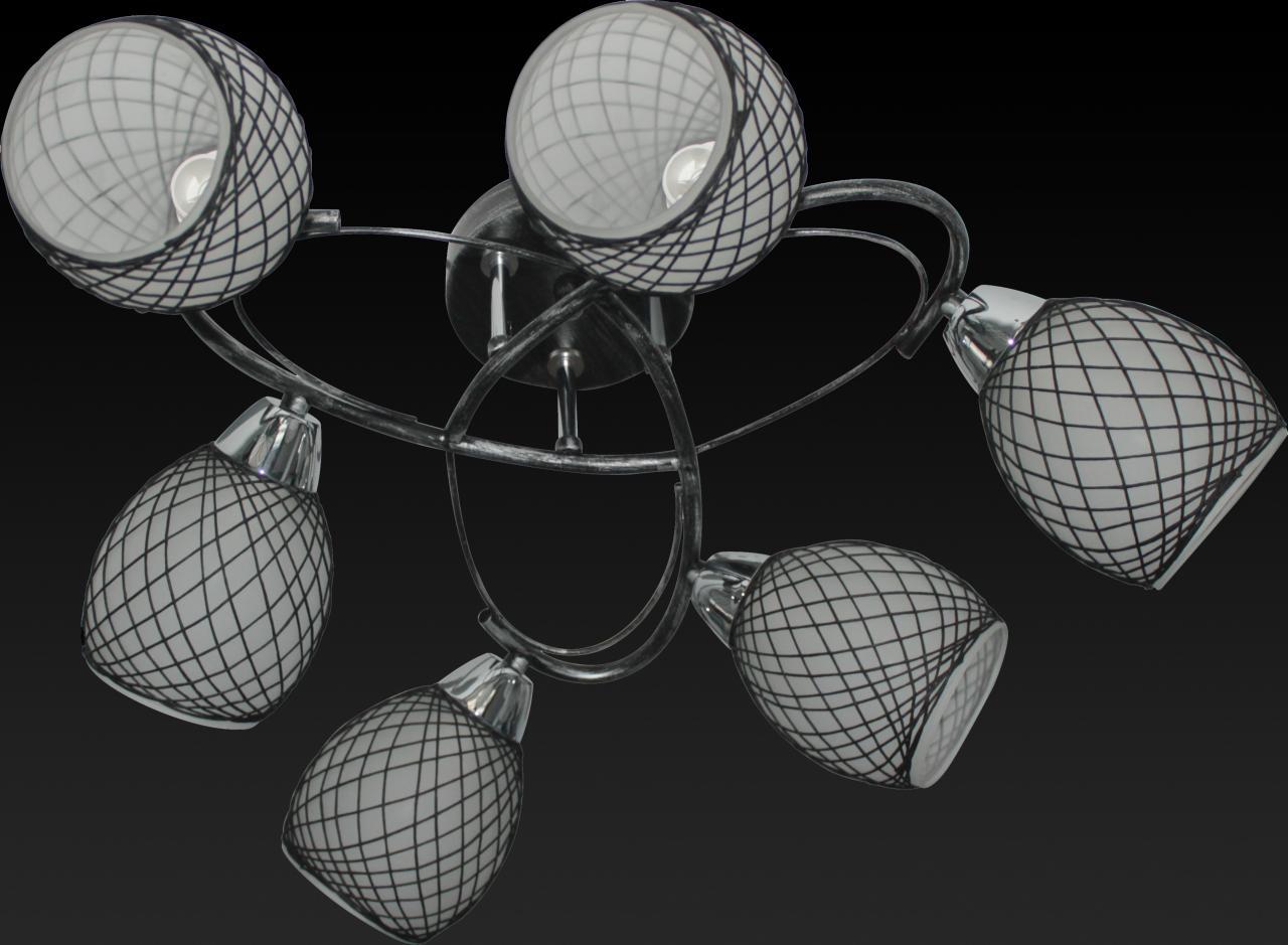 Потолочная люстра Toplight Janelle TL7440X-06BP TOPLIGHT JANELLE BLACK 183915 Черный  - Вид №2