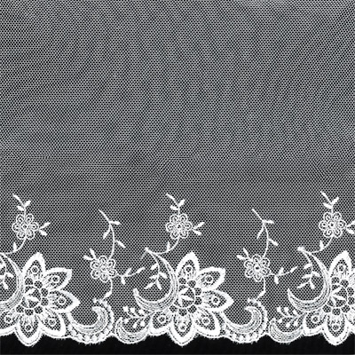 1235 Кружево сетка 200 мм в пакете белый Gamma 