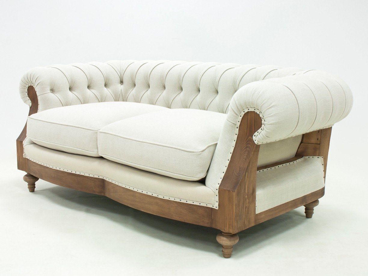 3-местный джутовый диван capitonné CREARTE COLLECTIONS Chesterfield Big Ben Essence ARCH-00005804 - Вид №21