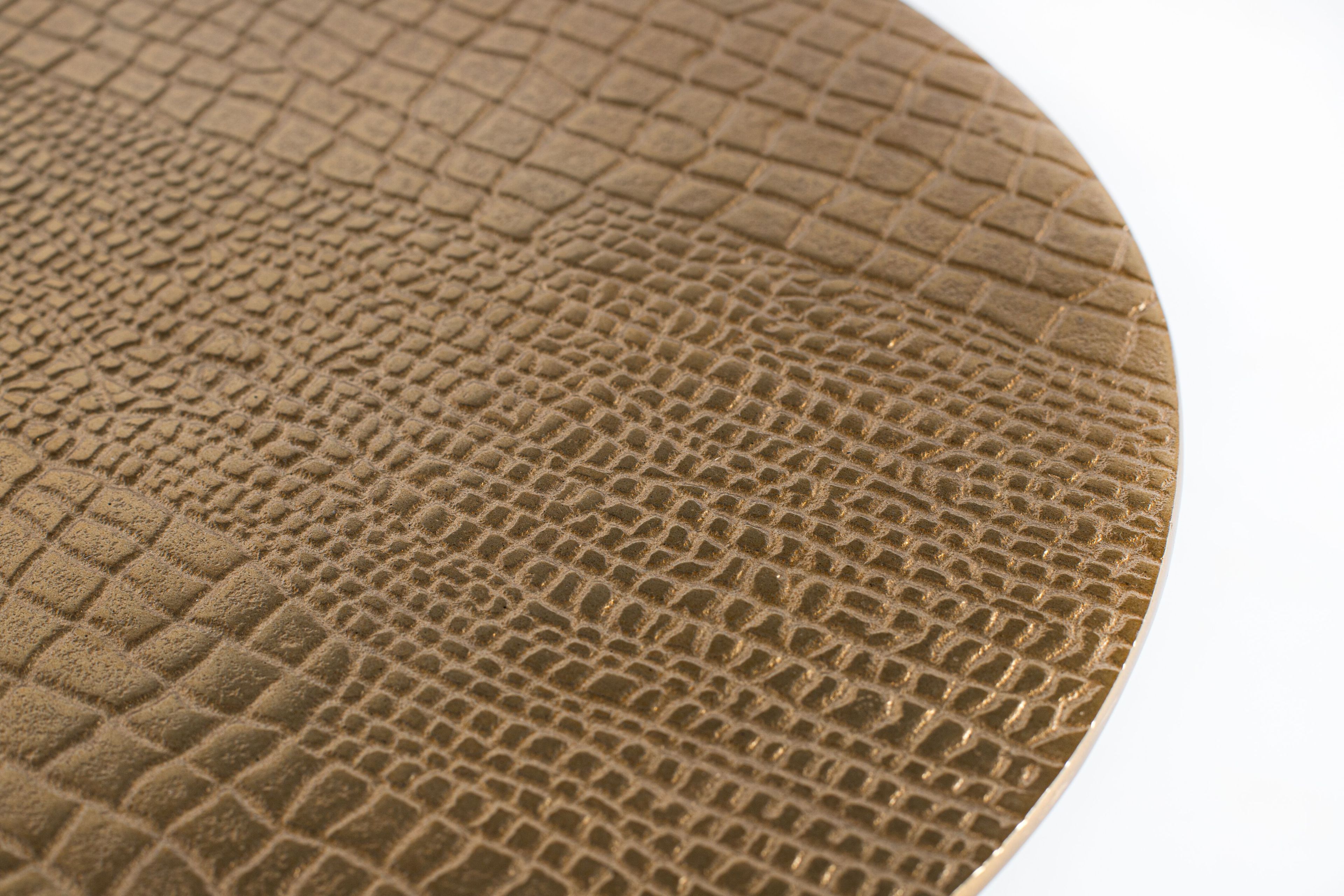 Круглый металлический журнальный столик Giner y Colomer 1566 ARCH-00098344 - Вид №2