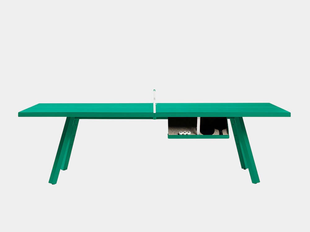 Одноцветный крытый прямоугольный стол для пинг-понга RS Barcelona YOU AND ME ARCH-00086608 - Вид №44