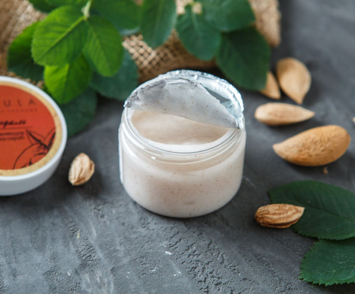 4937 Увлажняющая маска-скраб для лица "Миндаль" Вкусляндия  - Вид №3