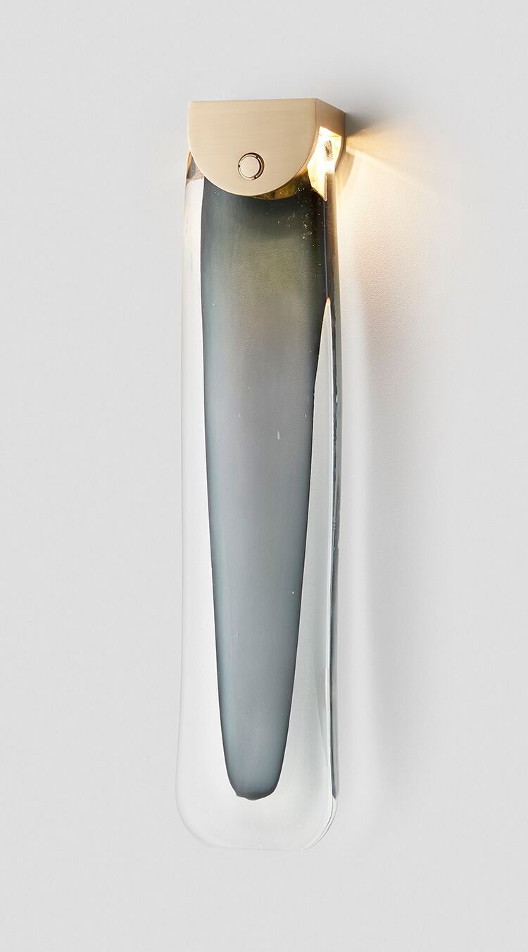 Стеклянный светодиодный настенный светильник Articolo Studios SLAB ARCH-00086971 - Вид №3